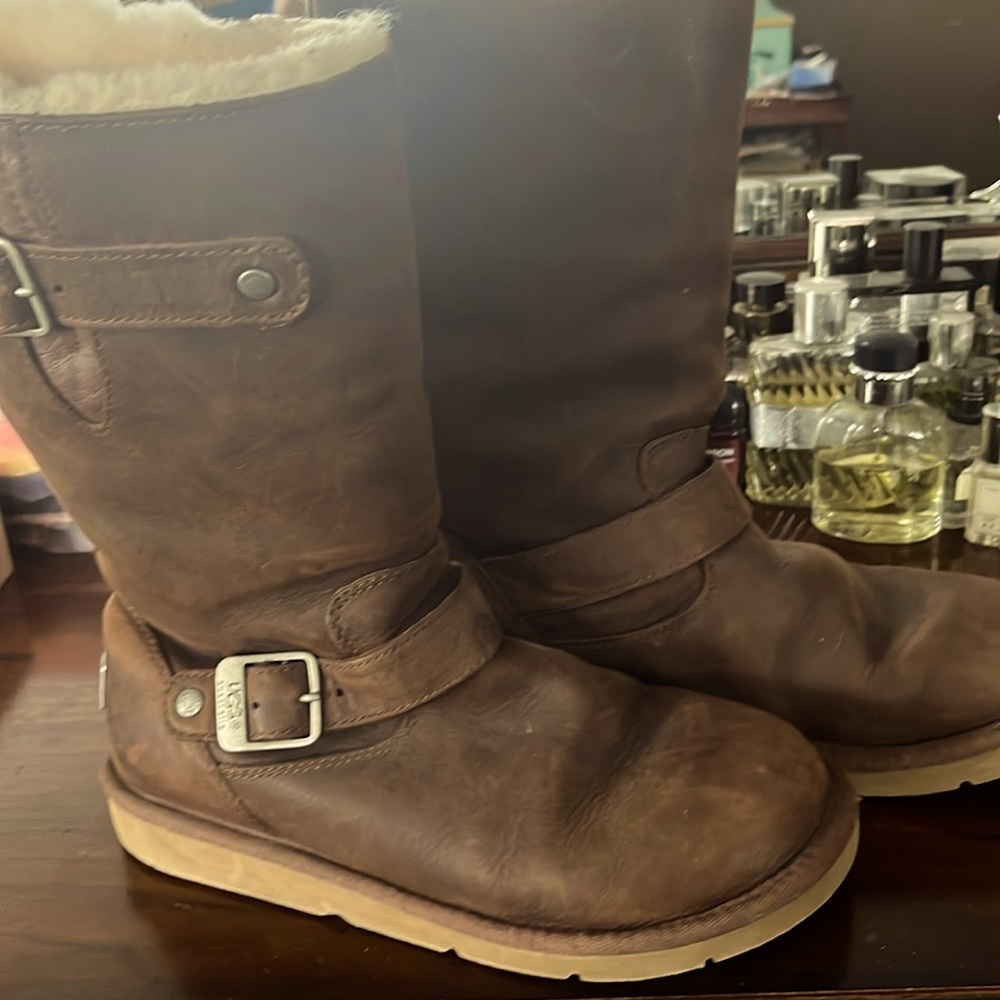 UGG shearling  bootsUgg (Silver); incredibly warm and stylish. Great condition!